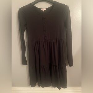 Black long sleeve dress
